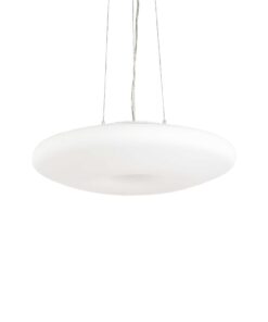 IDEAL LUX Κρεμαστό Φωτιστικό Οροφής GLORY 3xE27 Λευκού Χρώματος – 019734