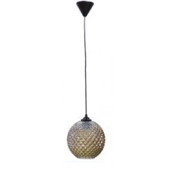 Κρεμαστό φωτιστικό GL-5010-20 1L FUME  BALL Heronia – 02-0214
