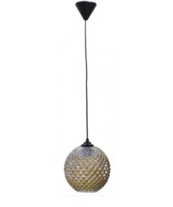 Κρεμαστό φωτιστικό GL-5010-20 1L FUME  BALL Heronia – 02-0214