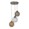 GL-5010 PENDEL 3/L BRONZE-TRICOLORE BALL ΚΡΕΜΑΣΤΟ Heronia – 02-0329