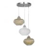 RIGATO/3L PENDEL NIKEL-2-COLOUR  ΚΡΕΜΑΣΤΟ ΑΝΙΣΟΠΕΔΟ ΓΥΑΛΙΝΟ Heronia – 02-0352