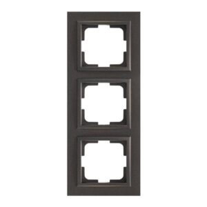 ΠΛΑΙΣΙΟ 3 ΘΕΣΕΩΝ ΜΑΥΡΟ EUROLAMP – 152-10382