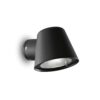 IDEAL LUX Απλίκα Τοίχου Βεράντας GAS 1xGU10 IP43 Μαύρου Χρώματος – 020228