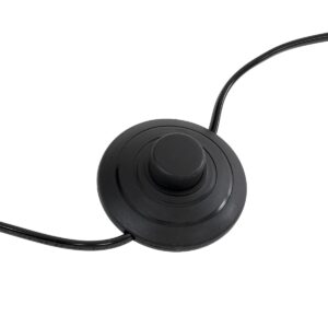 GloboStar® MINDELO 02034 Μοντέρνο Επιδαπέδιο Φωτιστικό Μονόφωτο 2 x E27 AC220-240V IP20 – Μ40 x Π24 x Υ175cm – Μαύρο Μεταλλικό Σώμα με Μπεζ Ξύλινη Βάση – 5 Χρόνια Εγγύηση