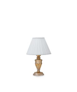 IDEAL LUX Επιτραπέζιο Φωτιστικό FIRENZE 1xE14 Χρυσού Χρώματος – 020853
