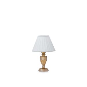 IDEAL LUX Επιτραπέζιο Φωτιστικό FIRENZE 1xE14 Χρυσού Χρώματος – 020853