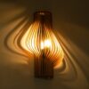 GloboStar® MIHIRO 02174 Boho Φωτιστικό Τοίχου – Απλίκα Μονόφωτο 1 x E27 AC 220-240V IP20 – Μ25 x Π13 x Υ40cm – Καφέ Ξύλινο Πλέγμα – 5 Χρόνια Εγγύηση