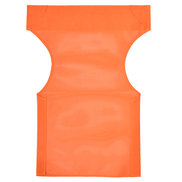 transparent fabric Nexus  pakoworld for director’s chairs color orange  for professional use 46/57x1x80cm 022-000014