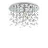 IDEAL LUX Φωτιστικό Οροφής NEVE 8xG9 Χρωμίου – 101170
