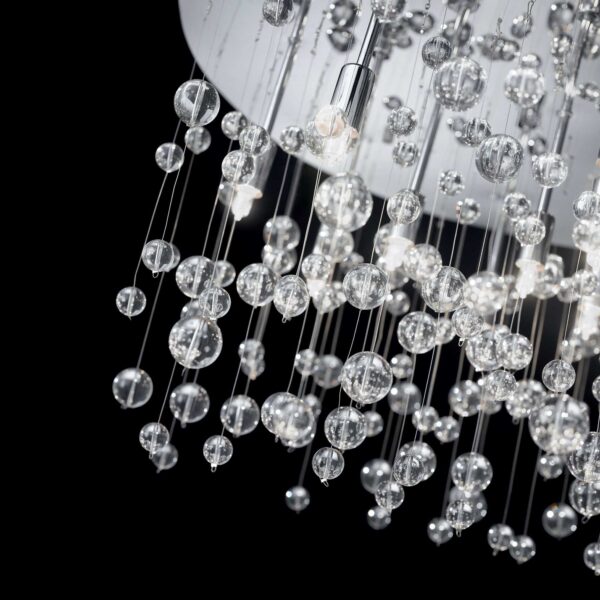 IDEAL LUX Φωτιστικό Οροφής NEVE PL 12xG9 Χρωμίου – 022239