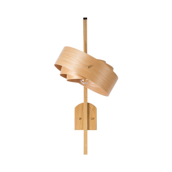 GloboStar® KALAMA 02223 Boho Φωτιστικό Τοίχου – Απλίκα Μονόφωτο 1 x E27 AC220-240V IP20 – Μ30 x Π40 x Υ70cm – Μπεζ Ξύλινο Μπαμπού Πλέγμα – 5 Χρόνια Εγγύηση