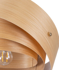 GloboStar® KALAMA 02223 Boho Φωτιστικό Τοίχου – Απλίκα Μονόφωτο 1 x E27 AC220-240V IP20 – Μ30 x Π40 x Υ70cm – Μπεζ Ξύλινο Μπαμπού Πλέγμα – 5 Χρόνια Εγγύηση