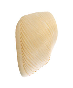 GloboStar® SALREL 02224 Boho Φωτιστικό Τοίχου – Απλίκα Μονόφωτο 1 x E27 AC 220-240V IP20 – Μ30 x Π22 x Υ38cm – Μπεζ Λεπτό Φύλλο Ξύλου Πλέγμα – 5 Χρόνια Εγγύηση