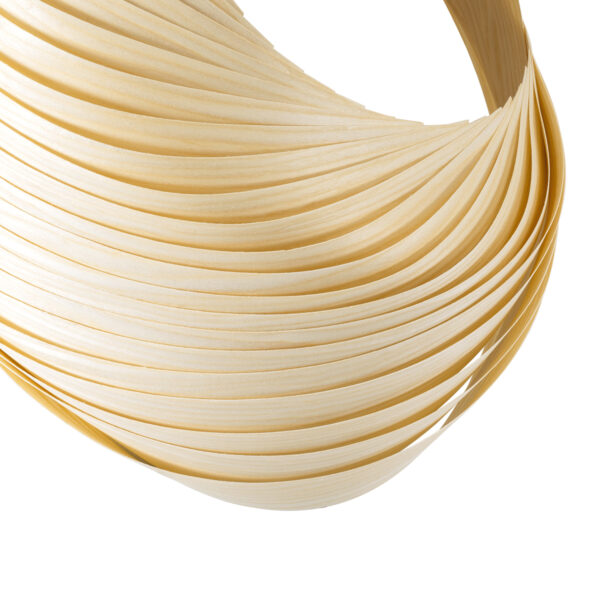GloboStar® SALREL 02224 Boho Φωτιστικό Τοίχου – Απλίκα Μονόφωτο 1 x E27 AC 220-240V IP20 – Μ30 x Π22 x Υ38cm – Μπεζ Λεπτό Φύλλο Ξύλου Πλέγμα – 5 Χρόνια Εγγύηση