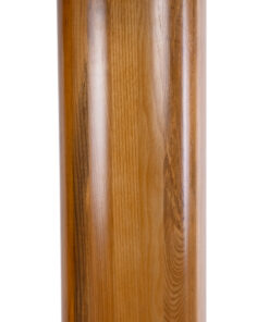 GloboStar® NIIHAU 02237 Μοντέρνο Επιδαπέδιο Φωτιστικό Μονόφωτο 1 x E27 AC220-240V IP20 – Φ43 x Υ160cm – Καφέ Ξύλινο Καμπάνα – 5 Χρόνια Εγγύηση