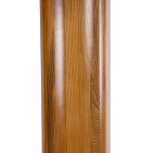 GloboStar® NIIHAU 02237 Μοντέρνο Επιδαπέδιο Φωτιστικό Μονόφωτο 1 x E27 AC220-240V IP20 – Φ43 x Υ160cm – Καφέ Ξύλινο Καμπάνα – 5 Χρόνια Εγγύηση