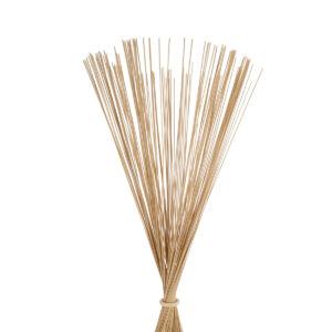 GloboStar® PORTONOVO S-02276 Boho Επιδαπέδιο Φωτιστικό Μονόφωτο 1 x E27 AC220-240V IP20 – Φ35 x Υ165cm – Μπεζ Ξύλινο Πλέγμα – 5 Χρόνια Εγγύηση