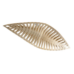 GloboStar® NANI 02285 Μοντέρνο Κρεμαστό Φωτιστικό Οροφής LED 60W AC220-240V IP20 – Μ120 x Π48 x Υ18cm – Μπεζ Ξύλινο Πλέγμα – Φυσικό Λευκό 4500K – 5 Χρόνια Εγγύηση