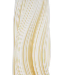 GloboStar® CERULEAN 02312 Μοντέρνο Επιδαπέδιο Φωτιστικό Μονόφωτο 1 x E27 AC220-240V – Φ30 x Υ155cm – Μπεζ Πλαστικό ABS με Μεταλλική Χάλκινη Βάση Πλέγμα – 5 Χρόνια Εγγύηση