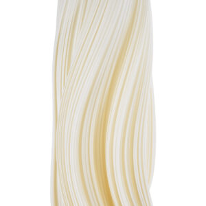 GloboStar® CERULEAN 02312 Μοντέρνο Επιδαπέδιο Φωτιστικό Μονόφωτο 1 x E27 AC220-240V – Φ30 x Υ155cm – Μπεζ Πλαστικό ABS με Μεταλλική Χάλκινη Βάση Πλέγμα – 5 Χρόνια Εγγύηση