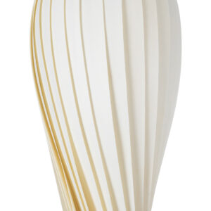 GloboStar® PRAIA 02316 Μοντέρνο Κρεμαστό Φωτιστικό Οροφής Δίφωτο 2 x E27 AC220-240V IP20 – Φ25 x Υ112cm – Μπεζ Λευκό Λεπτό Φύλλο Ξύλου Πλέγμα – 5 Χρόνια Εγγύηση