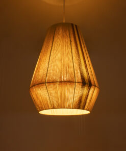 GloboStar® SALERNO 02334 Boho Κρεμαστό Φωτιστικό Οροφής Μονόφωτο 1 x E27 AC220-240V IP20 – Φ50 x Υ60cm – Μπεζ με Καφε και Κίτρινο Λεπτό Νήμα Βαμβακερό Πλέγμα