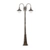 IDEAL LUX Φωτιστικό Δαπέδου Κήπου CIMA IP43  2,16m 2xE27 Μαύρου Χρώματος – 024097