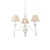 IDEAL LUX Κρεμαστό Φωτιστικό PROVENCE 3xE14 Λευκού Χρώματος – 025032