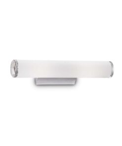 IDEAL LUX Απλίκα Τοίχου CAMERINO 2xE14 Ασημί Χρώματος – 027081