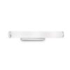 IDEAL LUX Απλίκα Τοίχου CAMERINO 3xE14 Ασημί Χρώματος – 027098