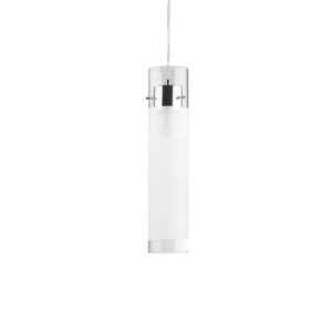 IDEAL LUX Κρεμαστό Φωτιστικό FLAM 1xE27 Λευκού Χρώματος – 027364