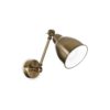 IDEAL LUX Φωτιστικό Τοίχου NEWTON 1xE27 Χρυσού Χρώματος – 027876