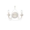 IDEAL LUX Απλίκα Τοίχου CORTE 2xE14 Λευκού Χρώματος – 028460