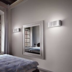 IDEAL LUX Απλίκα Τοίχου CLIP 2xG9 Λευκού Χρώματος – 049236