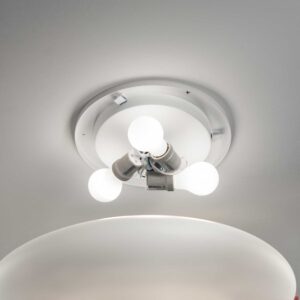 IDEAL LUX Φωτιστικό Οροφής SMARTIES 2xE27 Λευκού Χρώματος – 032047
