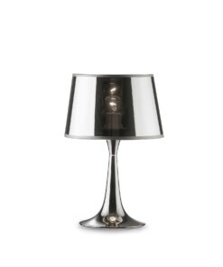 IDEAL LUX Επιτραπέζιο Φωτιστικό LONDON 1xE27 Χρωμίου – 032368