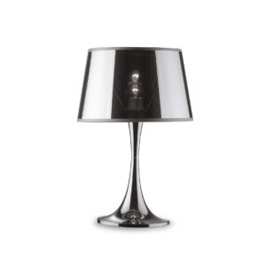 IDEAL LUX Επιτραπέζιο Φωτιστικό LONDON 1xE27 Χρωμίου – 032375