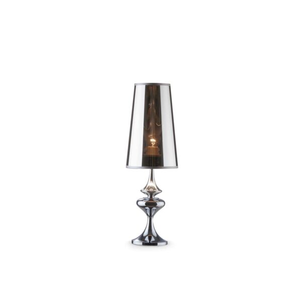 IDEAL LUX Επιτραπέζιο Φωτιστικό ALFIERE 1xE27 Χρωμίου – 032467