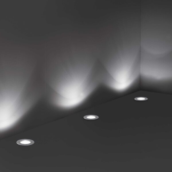IDEAL LUX Χωνευτό Φωτιστικό Δαπέδου Κήπου PARK 1xE27 IP54 Inox – 032825