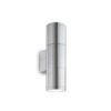 IDEAL LUX Απλίκα Τοίχου Βεράντας GUN 1xGU10 IP44  Χρώματος Αλουμινίου – 033013