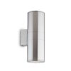 IDEAL LUX Επιτοίχιο Φωτιστικό GUN 2xE27 IP54 Αλουμινίου – 033020