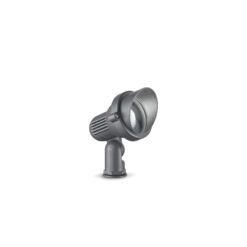 IDEAL LUX Προβολέας Κήπου TERRA 1xGU10 IP65 Χρώματος Ανθρακί – 046181