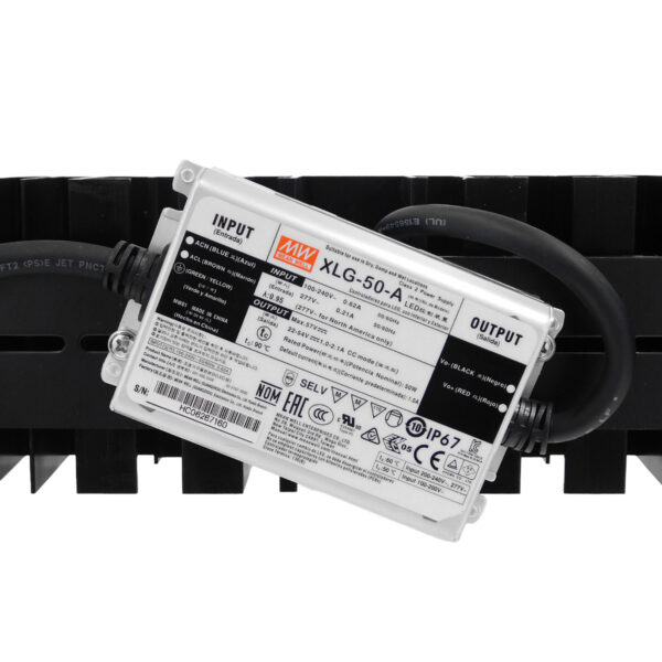 GloboStar® GOLIATH 90100-1 LED Προβολέας Γηπέδου – Φωτιστικό Tunnel 50W 8000LM 75°*135° AC 100-277V IP65 Μ32 x Π12 x Υ9cm Ψυχρό Λευκό 5000K – MeanWell Driver & LumiLEDs Chip – 5 Χρόνια Εγγύηση