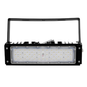 GloboStar® GOLIATH 90100-1 LED Προβολέας Γηπέδου – Φωτιστικό Tunnel 50W 8000LM 75°*135° AC 100-277V IP65 Μ32 x Π12 x Υ9cm Ψυχρό Λευκό 5000K – MeanWell Driver & LumiLEDs Chip – 5 Χρόνια Εγγύηση