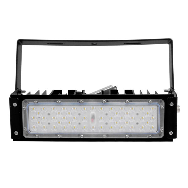 GloboStar® GOLIATH 90100-1 LED Προβολέας Γηπέδου – Φωτιστικό Tunnel 50W 8000LM 75°*135° AC 100-277V IP65 Μ32 x Π12 x Υ9cm Ψυχρό Λευκό 5000K – MeanWell Driver & LumiLEDs Chip – 5 Χρόνια Εγγύηση