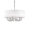 IDEAL LUX Κρεμαστό Φωτιστικό SWAN 6xE14 Λευκού Χρώματος – 035826