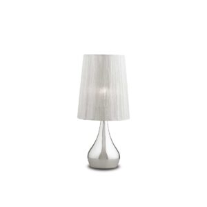 IDEAL LUX Επιτραπέζιο Φωτιστικό ETERNITY 1xE14 Χρώματος Χρωμίου – 035987