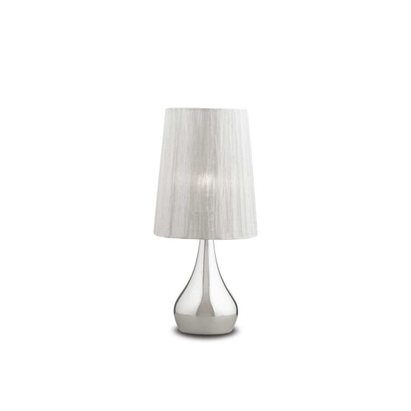 IDEAL LUX Επιτραπέζιο Φωτιστικό ETERNITY 1xE14 Χρώματος Χρωμίου – 035987