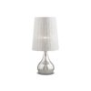 IDEAL LUX Επιτραπέζιο Φωτιστικό ETERNITY 1xE27 Ασημί Χρώματος – 036007