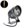 GloboStar® SPOT-XENIA 90632 Σποτ Φωτισμου Wall Washer LED 16W 1440lm 3° DC 24V Αδιάβροχο IP65 Φ9 x Υ12cm Θερμό Λευκό 3000K – Σφυρήλατο Γκρι – 3 Years Warranty